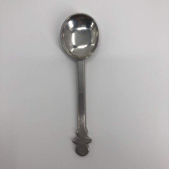 Stieff Joseph Copeland Pewter 1675 Chuckatuck & Pilgrim Landing Spoons Lot of 2 - Picture 8 of 11